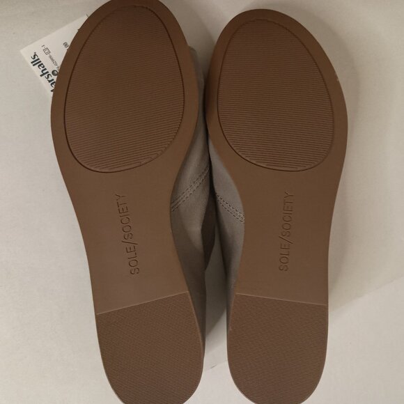 Sole Society Slate Gray Cutout Sandals Women’s Size 8 NWT (Flaws on Backs) - Picture 10 of 13